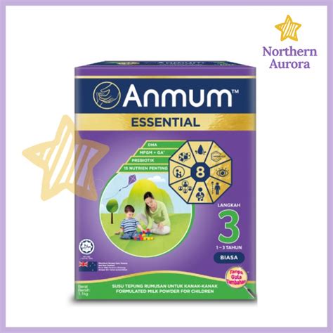 anmum essential step  formulated milk powder plain kg