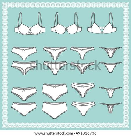 Seamless Pattern Hand Drawn Doodle Lingerie Stock Vector 504398779 Shutterstock