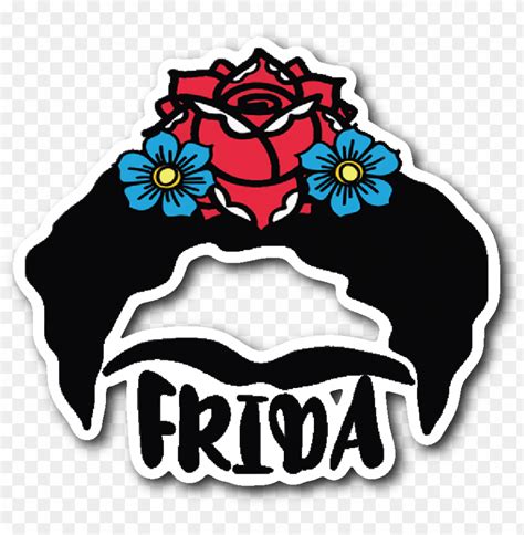 frida kahlo sticker png transparent  clear background id