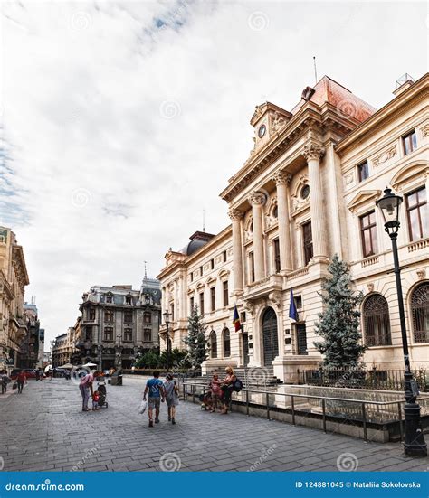 Historical Center Lipscani in Bucharest, Romania Editorial Image