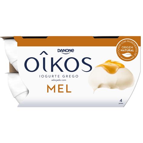 Comprar Iogurte Grego Mel Pack Embalagem G Danone Oikos