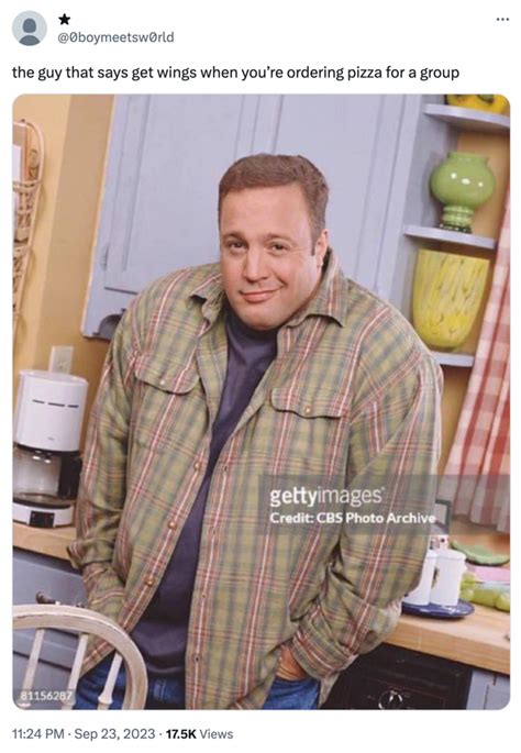 King of Queens meme | Kevin James Smirking Getty Image | Know Your Meme