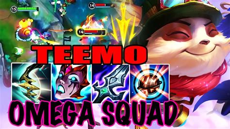 Wild Rift Teemo Top Gameplay Omega Squad Teemo Build Runes Youtube