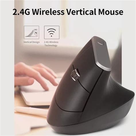 Souris Optique Sans Fil 2 4g Souris Verticale 6 Touches Souris Ergonomiques à 3 Vitesses