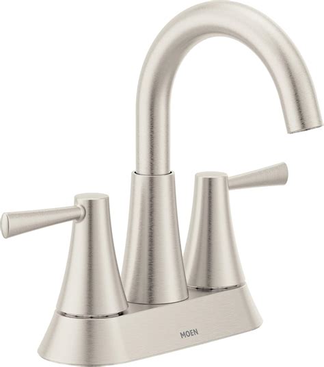 Moen 84022SRN Ronan Two-Handle 4-Inch Centerset Modern Bathroom Faucet