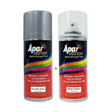 Apar Spray Paint Gravity Grey Rc Colour Name Gc Compatible For Kia