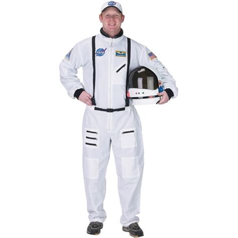 Aeromax Adult Astronaut Suit With Embroidered Cap Orange