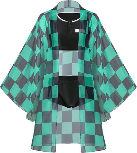 Buy Anime Swimsuit Shinobu Cosplay Costume Bikini Bathing Swimwear Summer Suit Set Online At