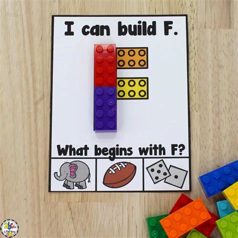 Building Blocks Capital Letter Cards