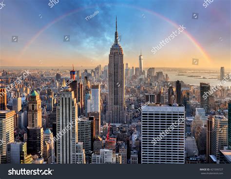rainbow city images stock  vectors shutterstock