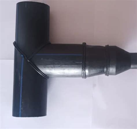 160x75mm Buttweld Hdpe Fabricated Reducing Tee For Water Pipe Line At