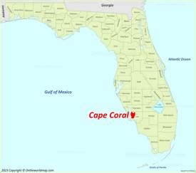 cape coral map florida  discover cape coral  detailed maps