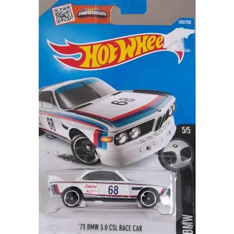 Embalagem Danificada Hot Wheels Bmw Bmw Csl Race Car Universo Hot Wheels