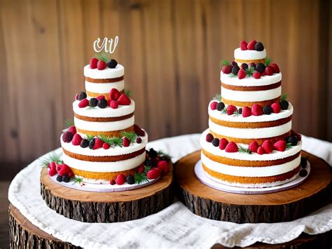 Naked Cake Tend Ncia Deliciosa Para Casamentos