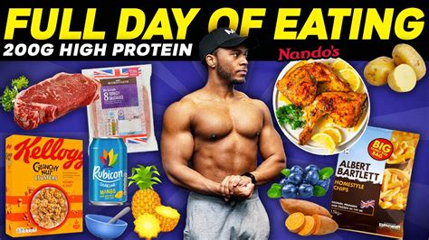 2600 Calorie Full Day Of Eating 200g High Protein Diet Youtube