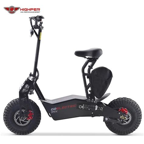 1600W 2000W Off Road Electric Scooter For Adult With Seat Electric