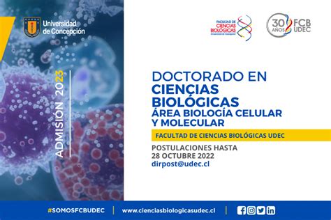 Doctorado En Ciencias Biol Gicas Universidad De Concepci N