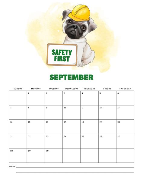 Just Pugs 2018 Calendar 8