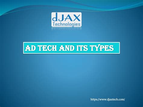 ad tech   types