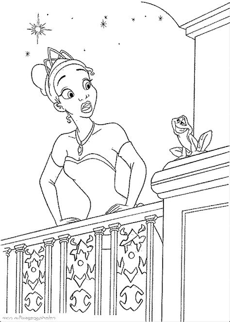 Coloring Pages The Princess And The Frog Coloring Pages