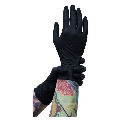 black nitrile gloves  boxes wildcat international