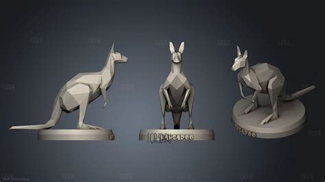 poly kangaroo  stl model  cnc