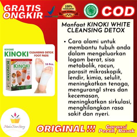 Jual Koyo Koyok Telapak Kaki Jepang Herbal Kinoki Gold Putih White