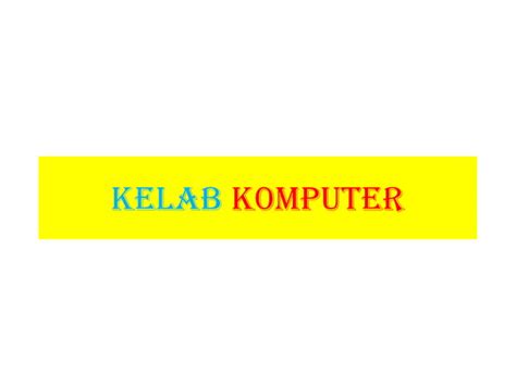 kelab komputer slaid