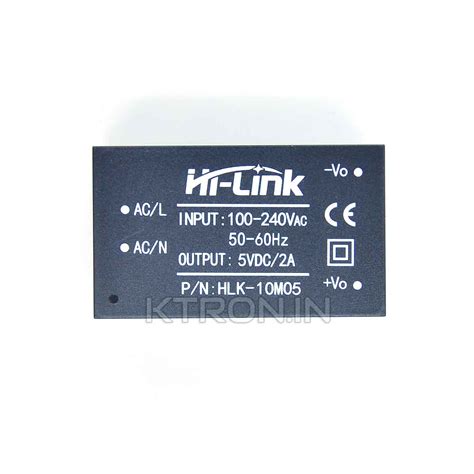 Buy Hi Link HLK 10M05 5V 2A Power Supply Module KTRON India