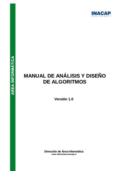 PDF Manual De An Lisis Y Dise O De Algoritmos V 1 0 DOKUMEN TIPS