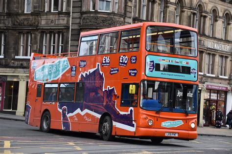 Lx Fnt First Scotland East Bright Bus Tours Dennis Flickr