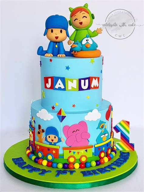 A Blog About Customized Cakes In Singapore Pocoyo Birthday Cake Diy