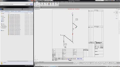 Generation Of Welding Map Drawings On Autocad Paper Color Mode Youtube