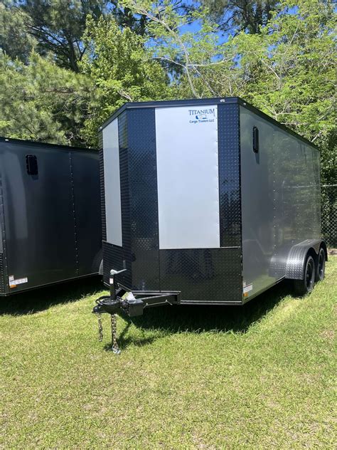 7 By 14 Titanium Blackout Trailer Collins Custom Cargo