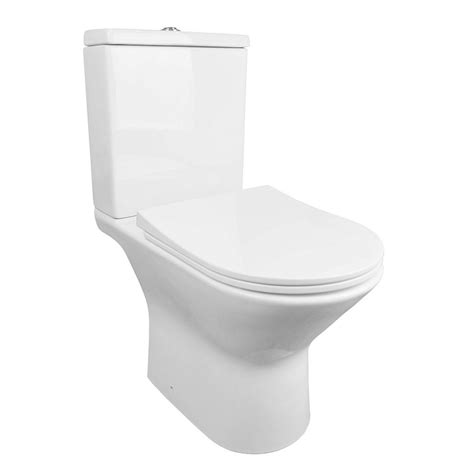 Унитаз-компакт Azario Fretta new 370х615х790 напольный, безободковый в ...