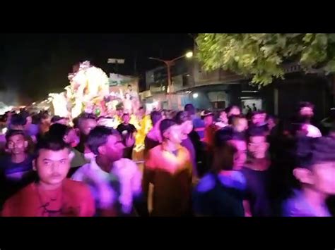 Immersion Of Durga Idols In Lalganj Procession Toured The City