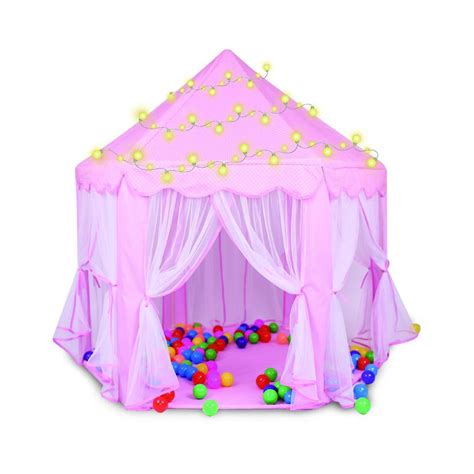 Barraca Infantil Tenda Cabana Castelo Princesas Luzes Led Shopee