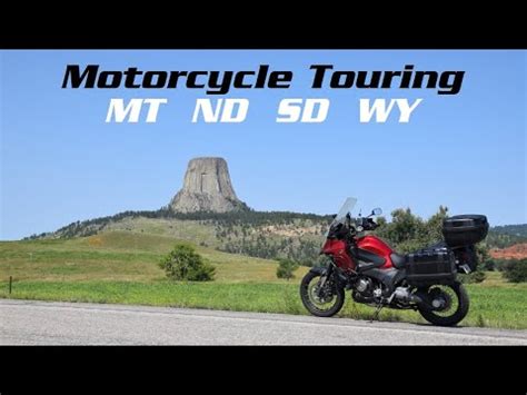 Motorcycle Touring S E Mt Nd Sd Wy Honda Vfr X Pacific