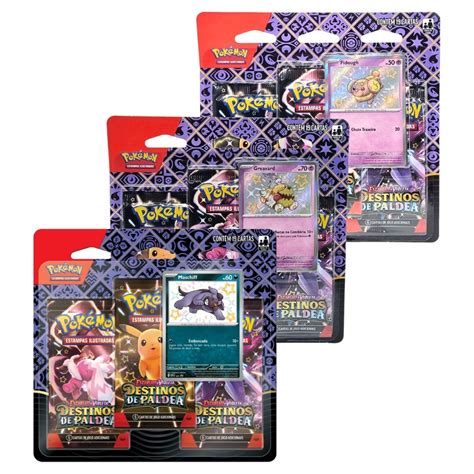 Pokemon Blister Triplo Escarlate E Violeta Destinos De Paldea Jogo De