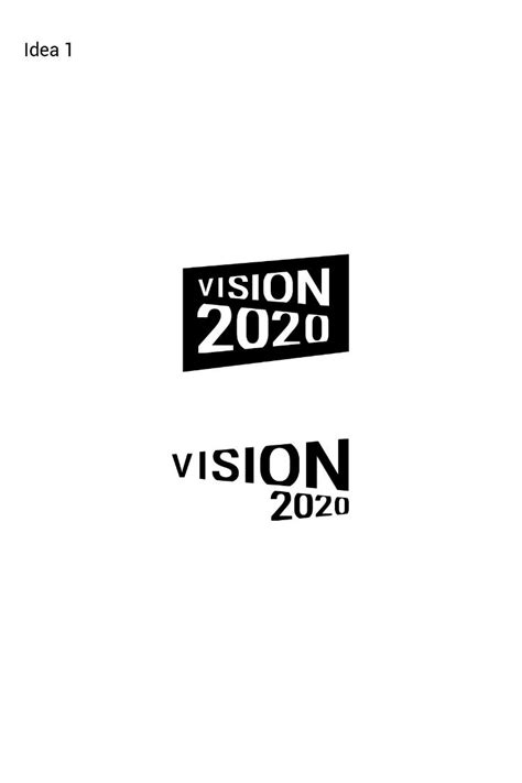 Visualize The Future With Vision 2020 Logo