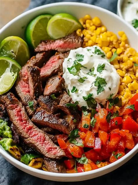 Ultimate High Protein Low Carb Steak Fajita Bowl - Delicious & Easy