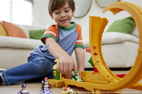 Customer Reviews Hot Wheels Super Mario Jungle Kingdom Raceway Hmk Best Buy