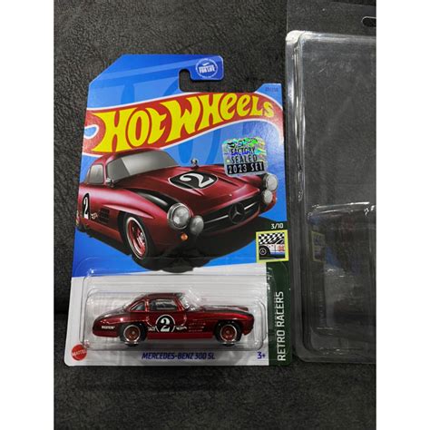 HOT WHEELS SUPER TREASURE HUNT MERCEDES BENZ 300 SL Factory Sealed 2023 Shopee Malaysia