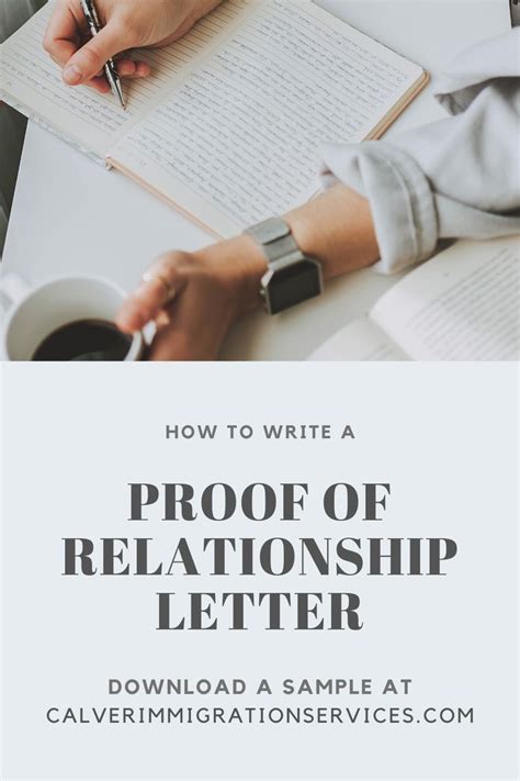 Marriage Proof Of Relationship Letter Sample