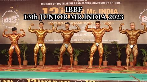 13th JUNIOR MR INDIA 2023 IBBF Bodybuilding Competition YouTube