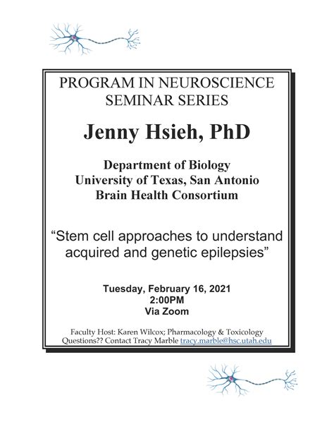 Neuroscience Program - The University of Utah