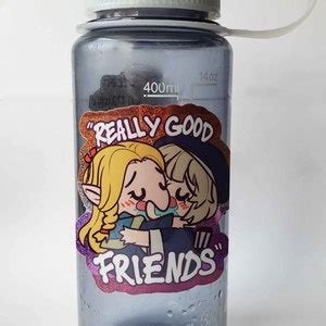 Dungeon Meshi Marcille And Falin Lesbian Vinyl Sticker Etsy