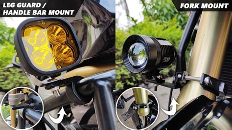 Best Fog Lights Mounting Brackets For All Motorcycles YouTube