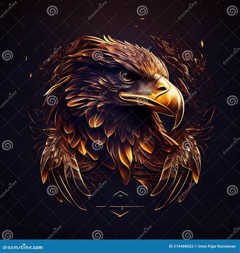 Logos Design of Eagle. Hawk Stock Illustration - Illustration of mascot ...