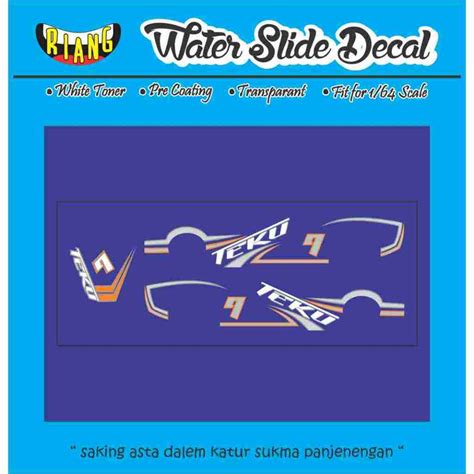Jual Decal Waterslide Hot Wheels Acceleracers Reverb Teku Shopee Indonesia